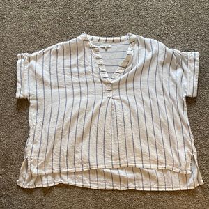 Striped, lightweight Madewell blouse XL
